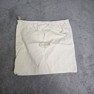 Fossil Ivory Authentic Dust Bag 17.5” x 18” Storage Cover Drawstring